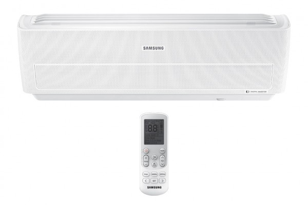 Samsung Wind-Free Pure AR09AXKAAWKNEU/XEU oldalfali inverteres klíma 2,5 kW