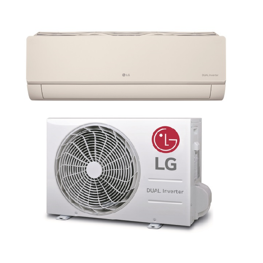 LG Art Cool Beige AB18BK oldalfali split klíma (5 kW)