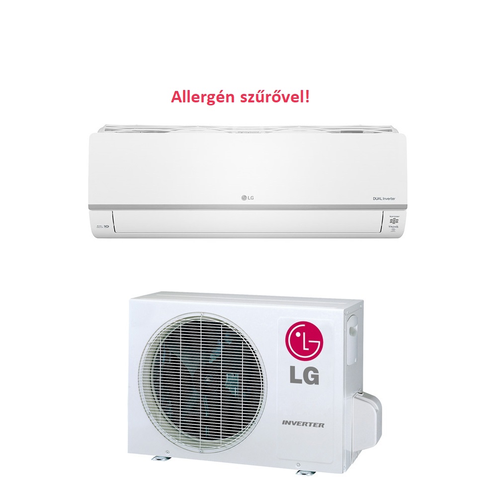 LG Silence Plus PC12SK Inverteres Split Klíma 3,5 kW